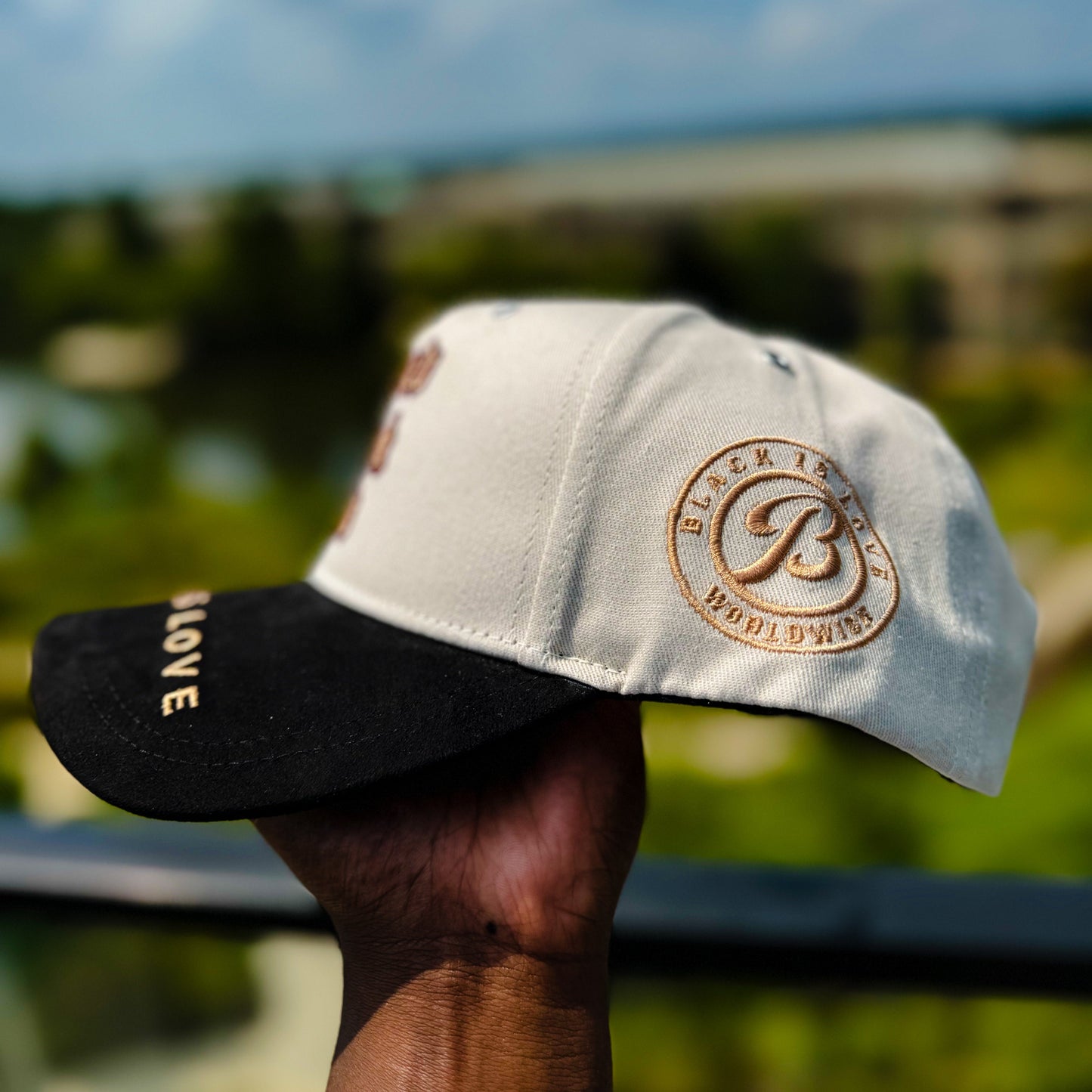BIL Proud Black Dad Snapback | Hat (Sand)