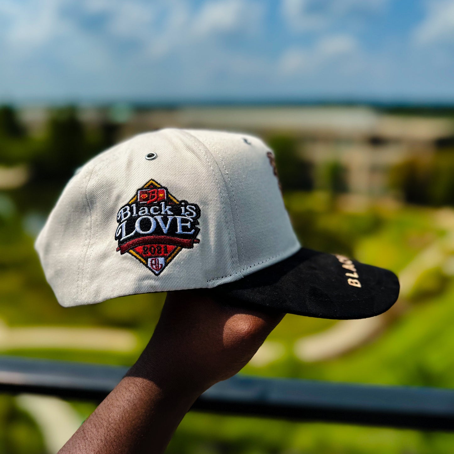 BIL Proud Black Dad Snapback | Hat (Sand)