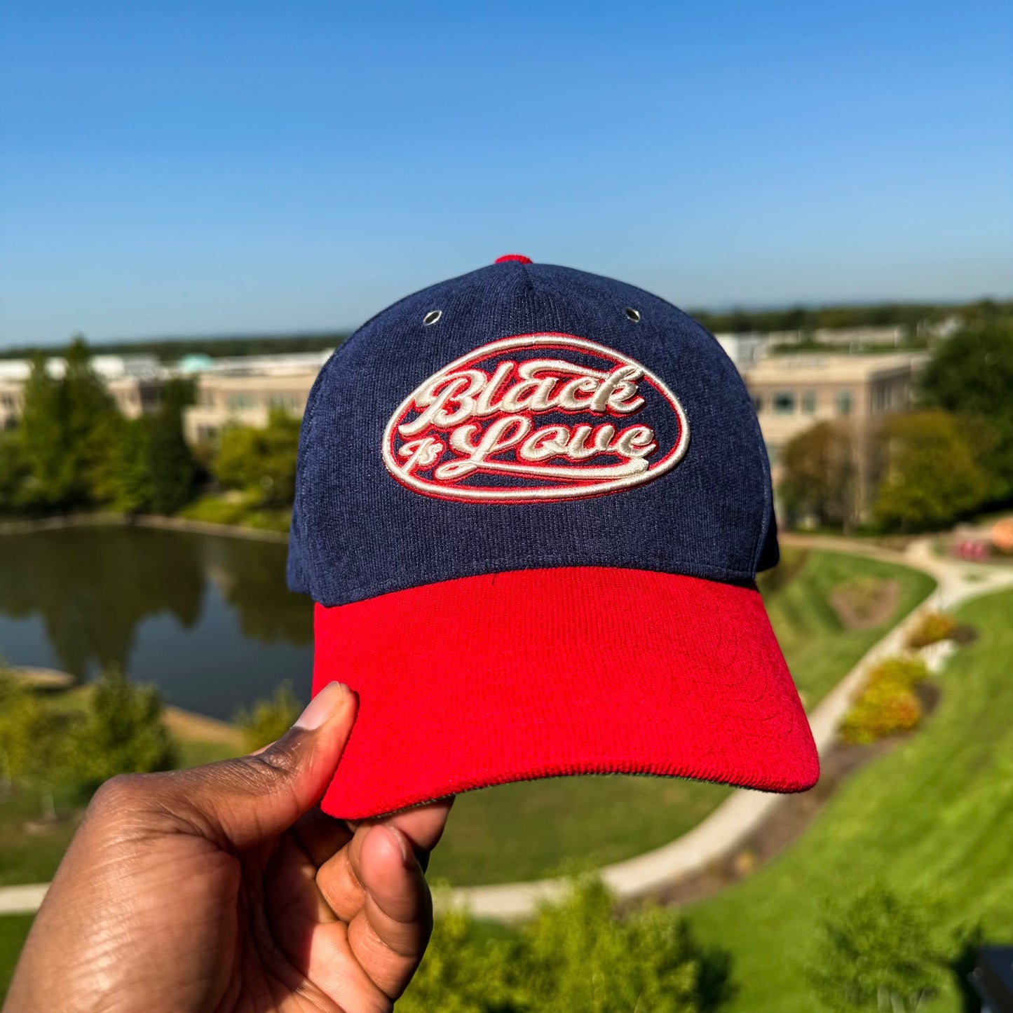 BIL Corduroy Snapback | Hat (Navy)