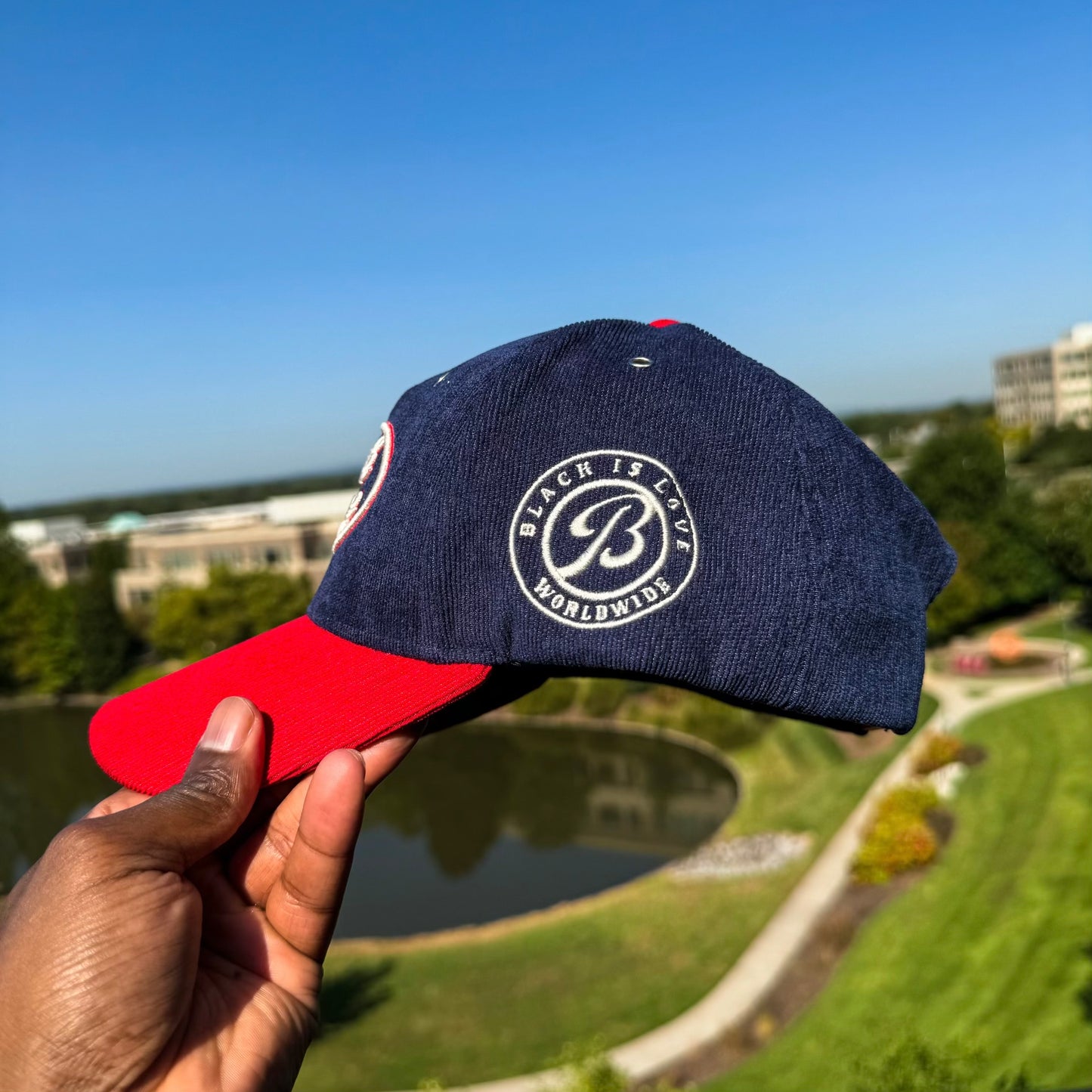 BIL Corduroy Snapback | Hat (Navy)