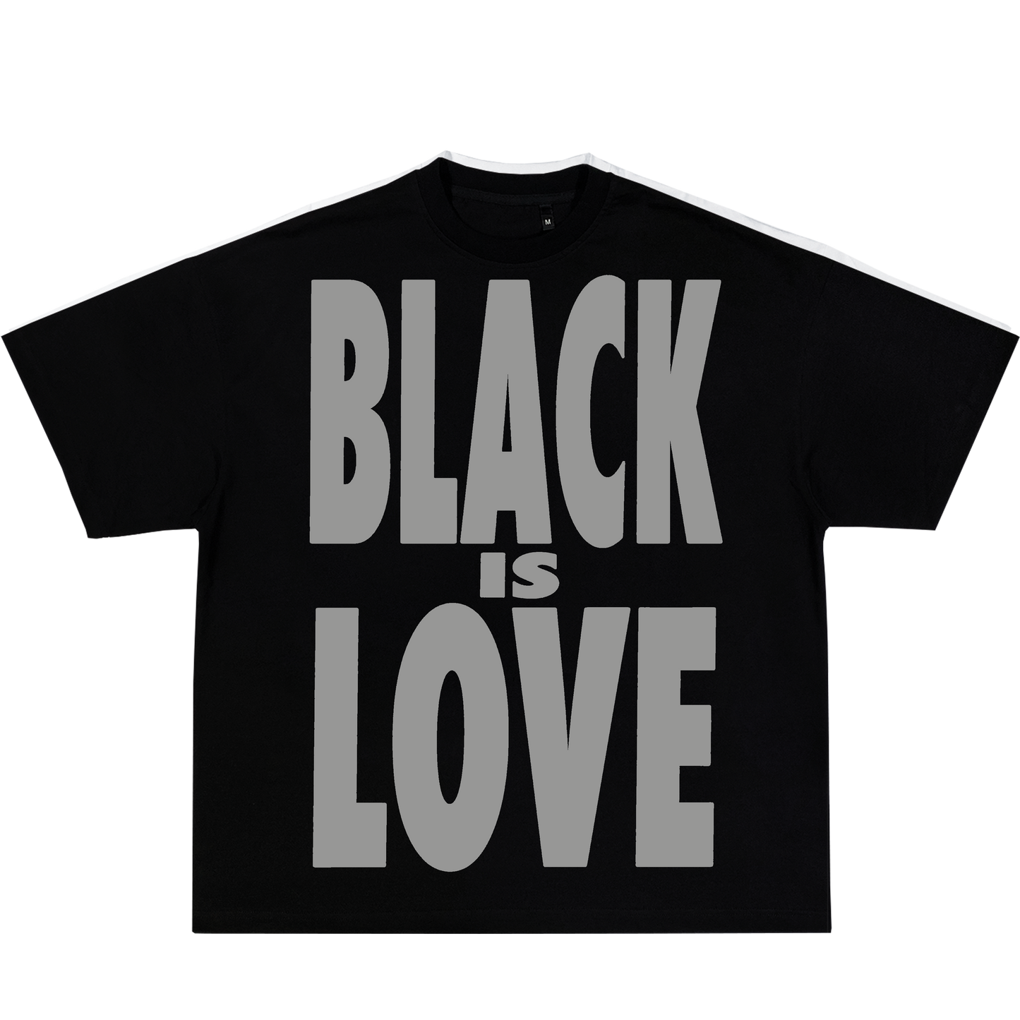 BIL "Black Is Love x By Had Not" Tee | Cropped & Oversized Max Heavyweight 7.5 oz Shirt