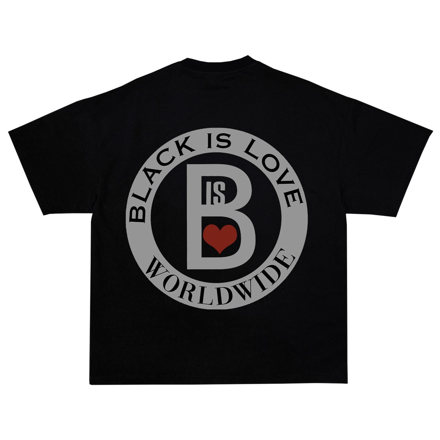 BIL "Black Is Love x By Had Not" Tee | Cropped & Oversized Max Heavyweight 7.5 oz Shirt