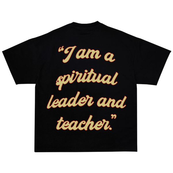 BIL "I am a spiritual leader and teacher" Tee  | Max Heavyweight 7.5 oz Shirt (Black)
