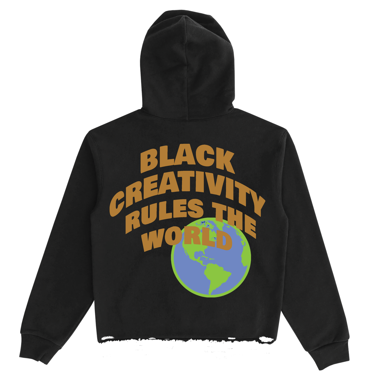 BIL 16 oz "Black Creativity" Vintage Bottom | Hoodie (Black)