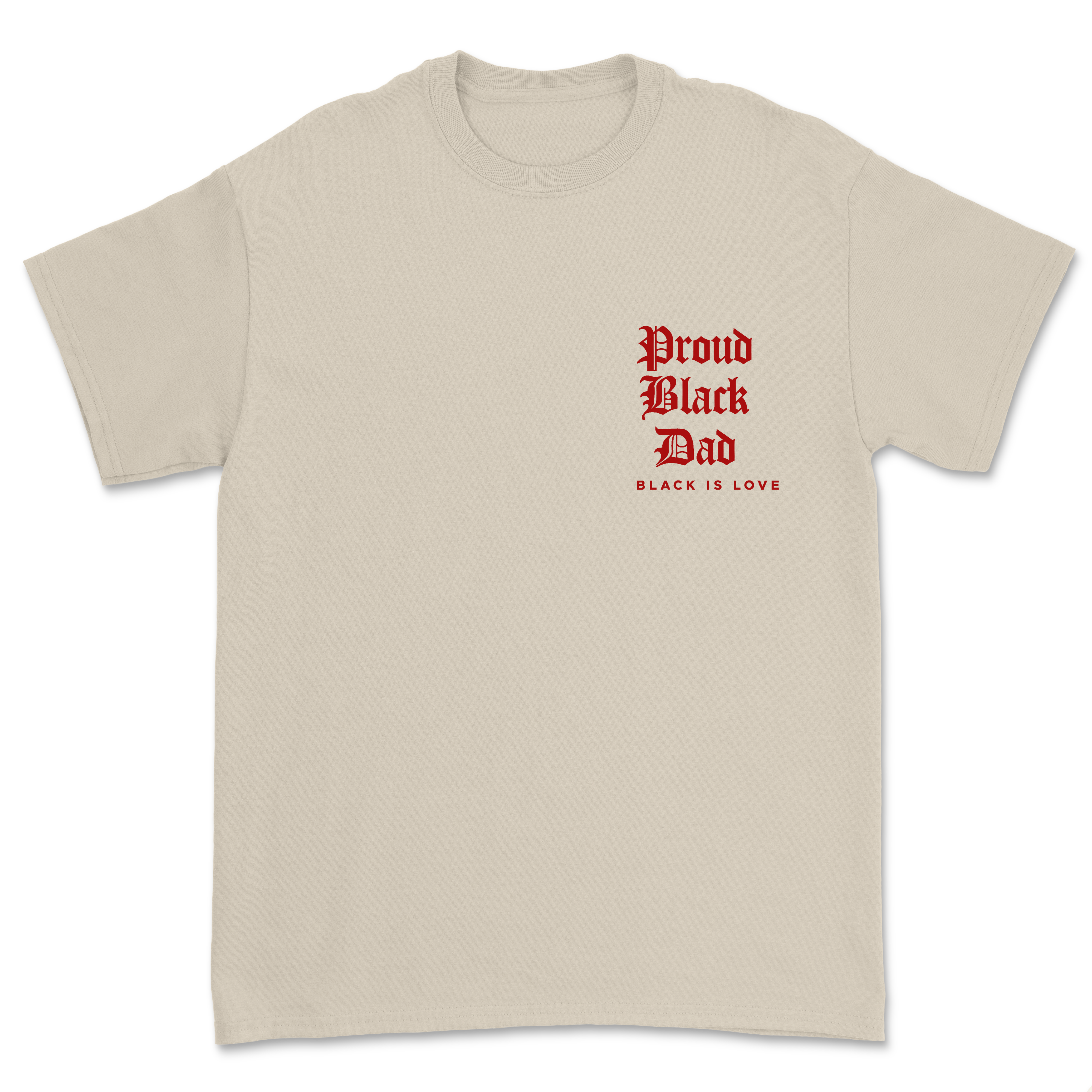 Proud black father deals shirt
