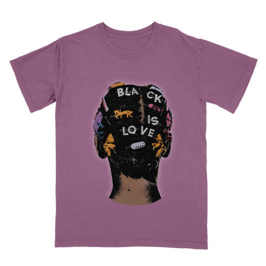 BIL Black Braids Tee | Shirt (Purple)