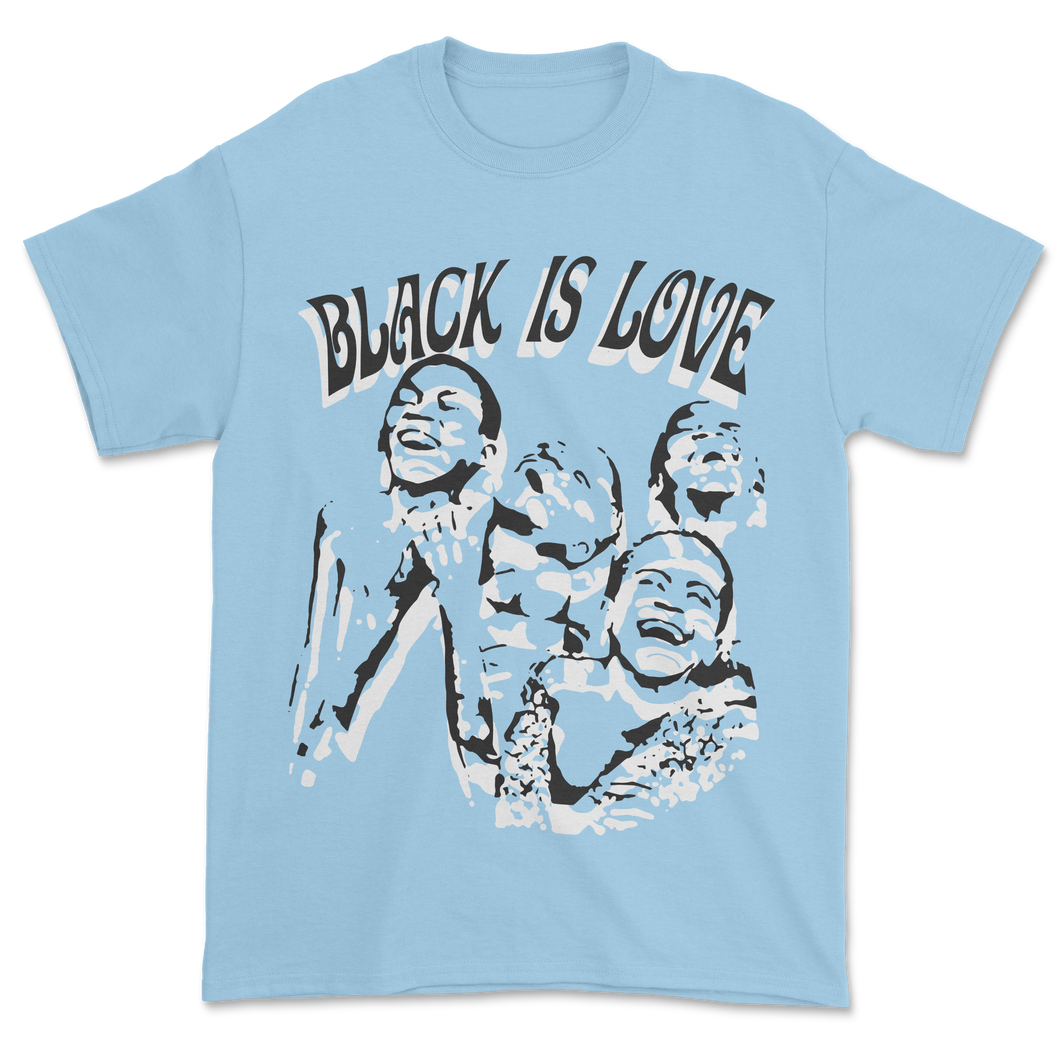 BIL Shades of Melanin Tee | Max Heavyweight 7.5 oz Shirt (Sky Blue)