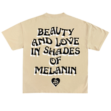 Load image into Gallery viewer, BIL Shades of Melanin Tee | Max Heavyweight 7.5 oz Shirt (Oatmeal)
