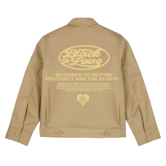 BIL "Black Is Love" Dickies | Jacket (Khaki)