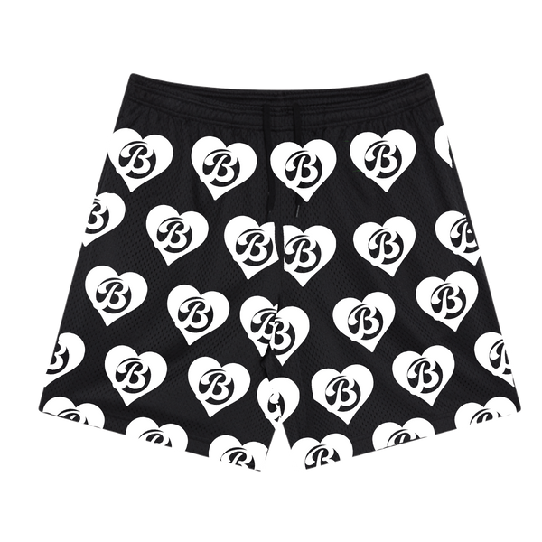 BIL Heart Mesh Shorts | Shorts (Black)