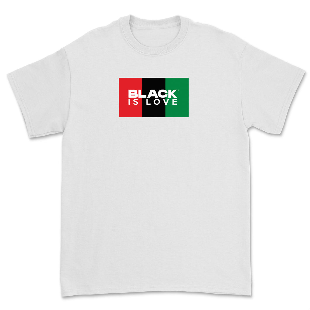 Pan-African Black Is Love | Shirt (White)